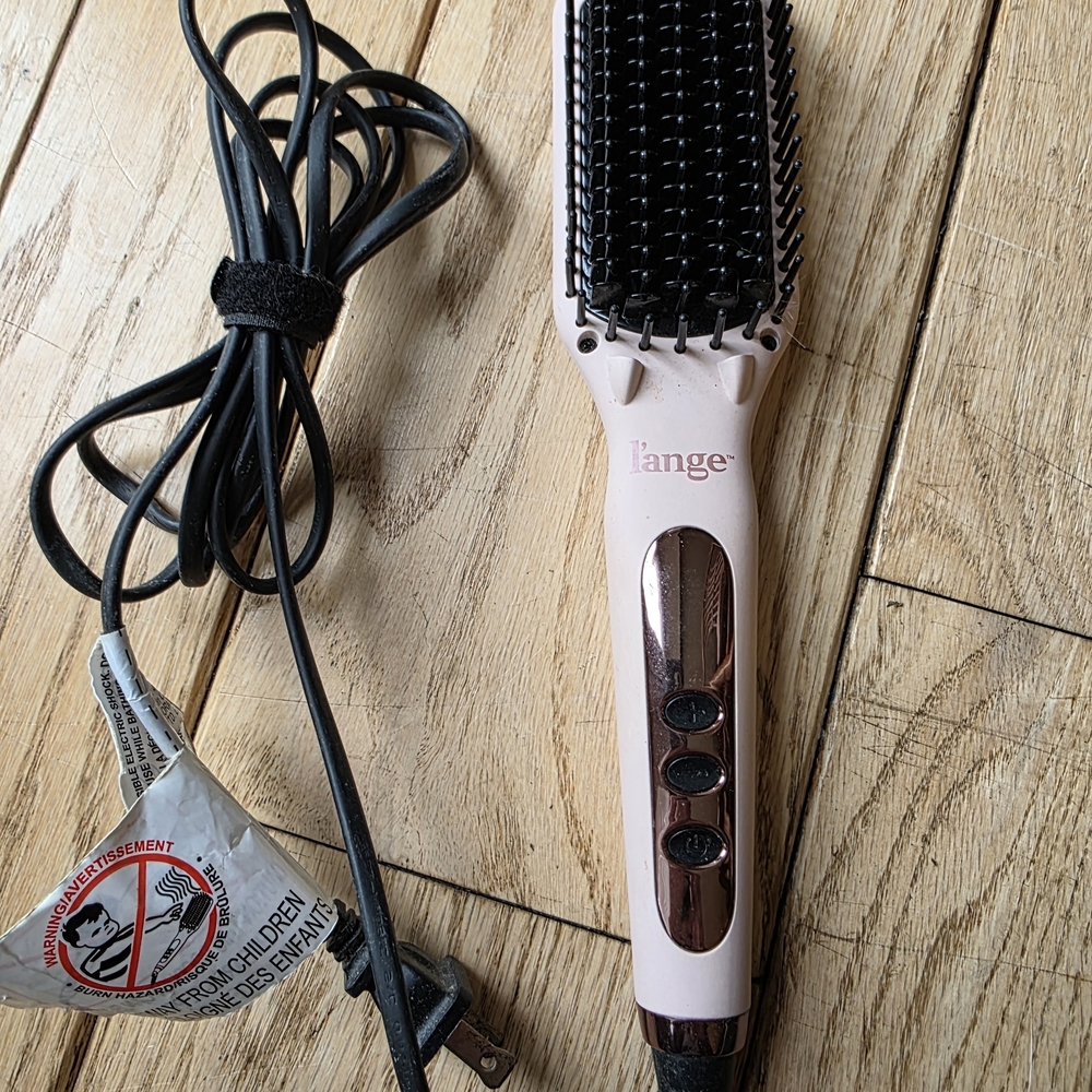 L'ange Pink Hair Straightening Brush